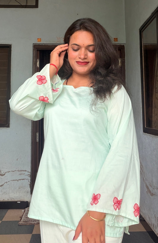 Bow Short Kurti