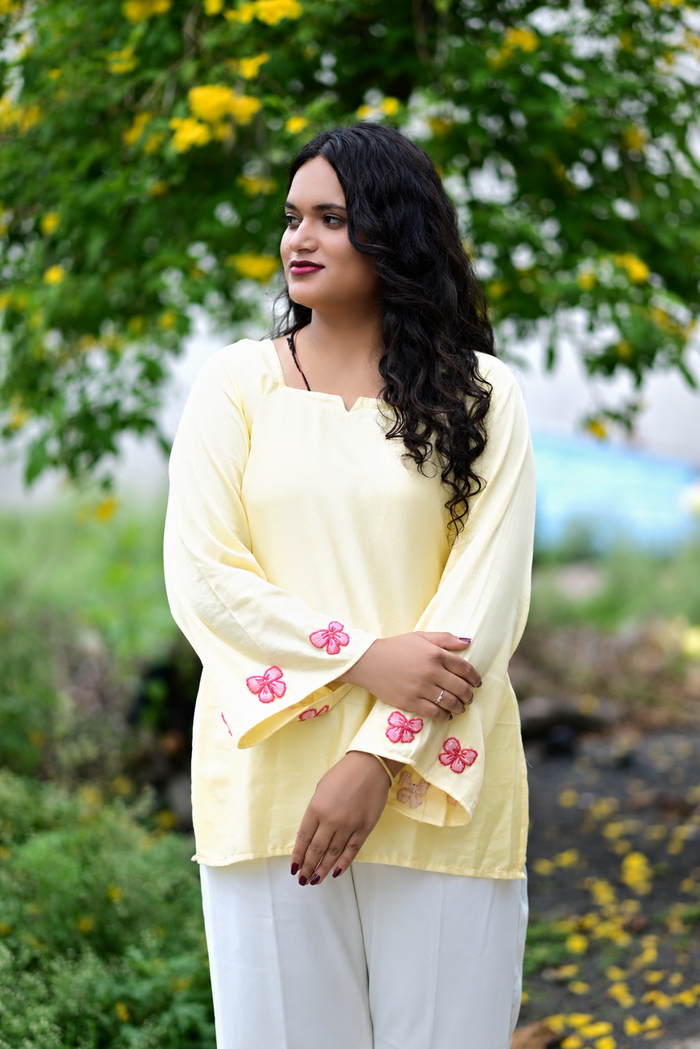 Bow Short Kurti